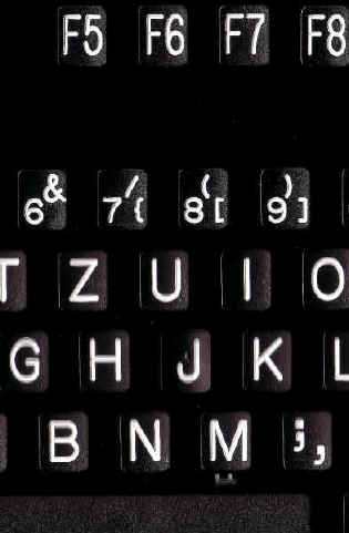 Großschrift-Tastatur ta-40031-10,  graviert
